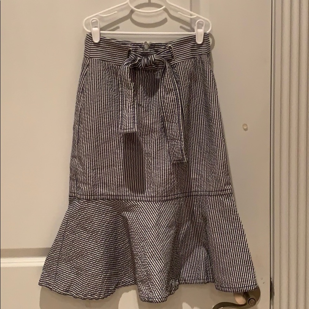 Ann Taylor stripped skirt